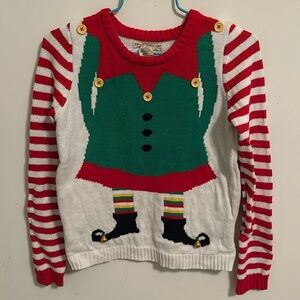 Girl’s 14 Holiday Elf Sweater